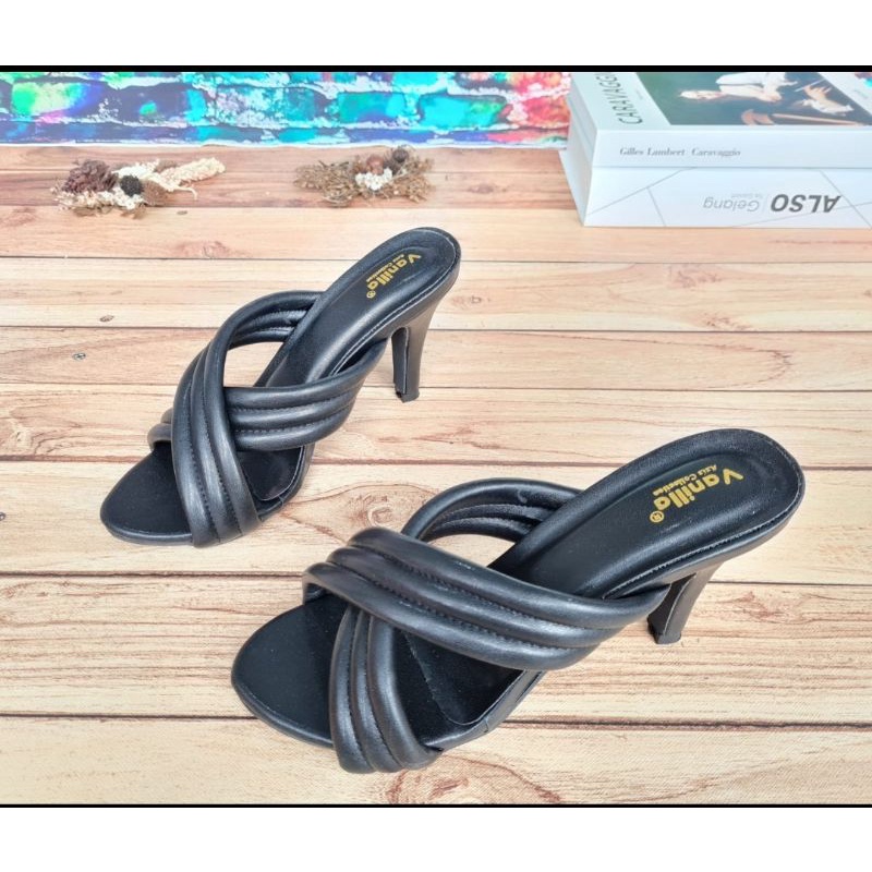 ABBUSHOES IR 05 haig hell silang mules 9cm