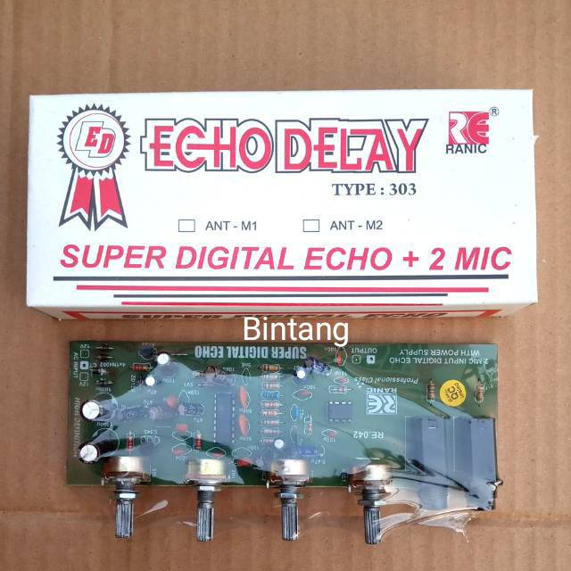 Kit Super Digital Echo + 2 Mic