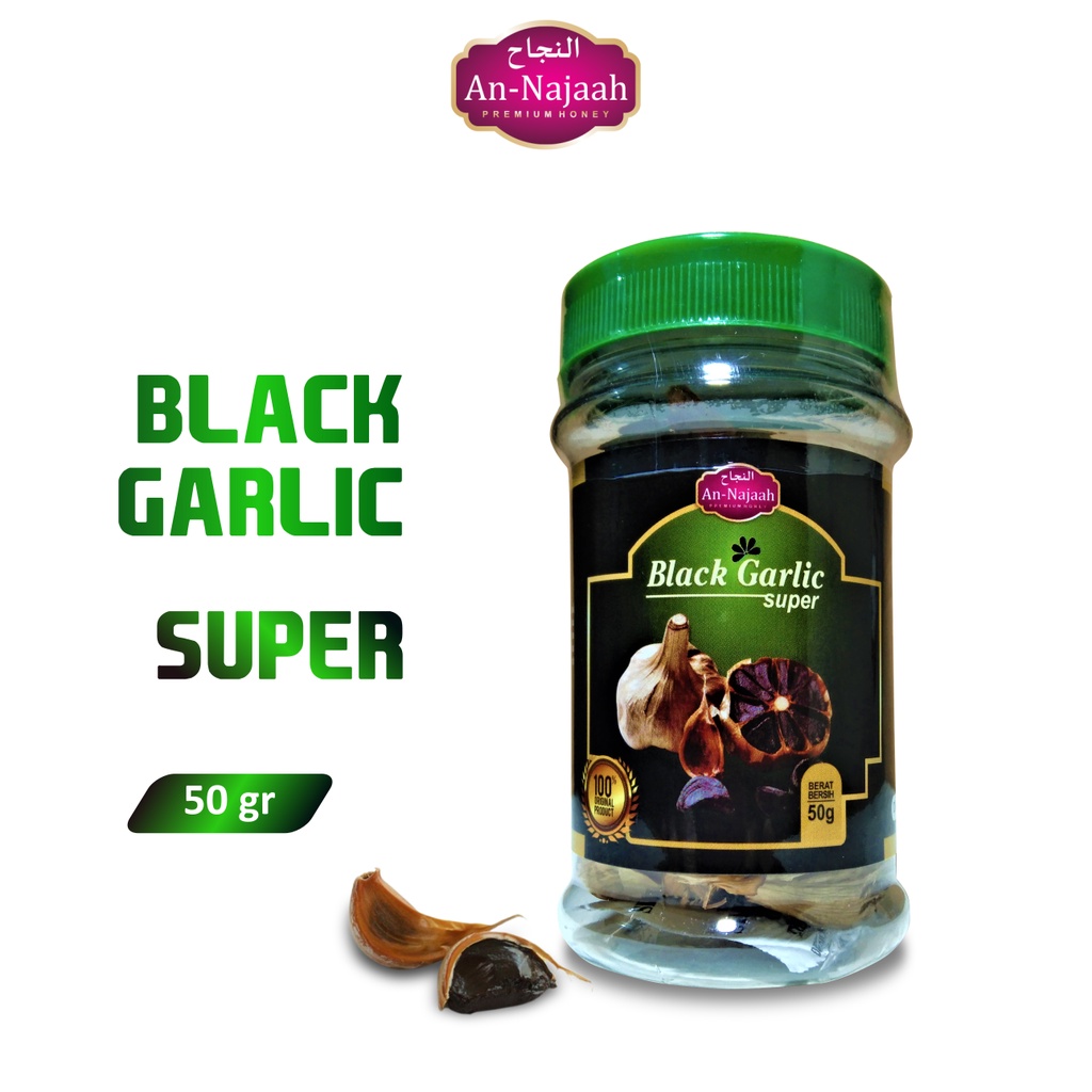 Black Garlic Super / Fermentasi Bawang Kating 50gr / Bawang Hitam Fermentasi