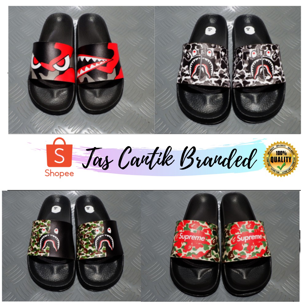  SANDAL  SLOP HYPEBEAST FOOTBED CASUAL SANTAI JEPIT  LIMITED 
