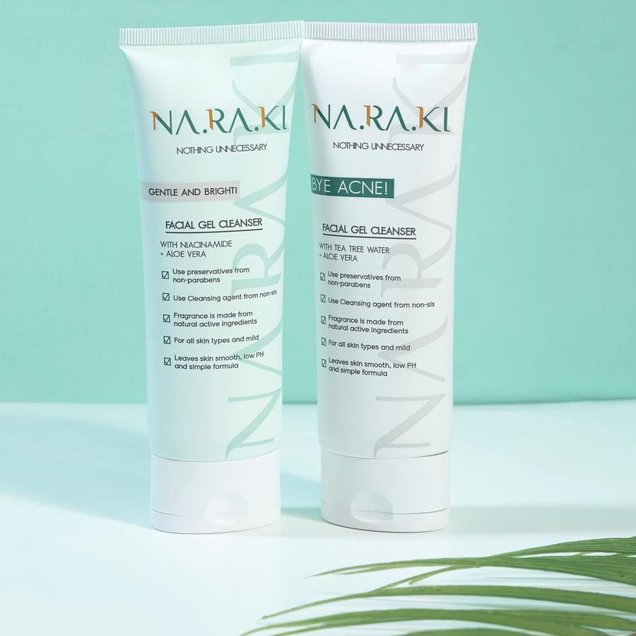 Naraki Face Gel Cleanser Gentle and Bright 100ml SALE