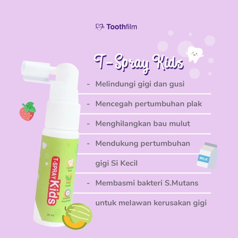 T Spray Baby Kids Mouth Spray Tspray toothfilm T-spray kids mouth spray