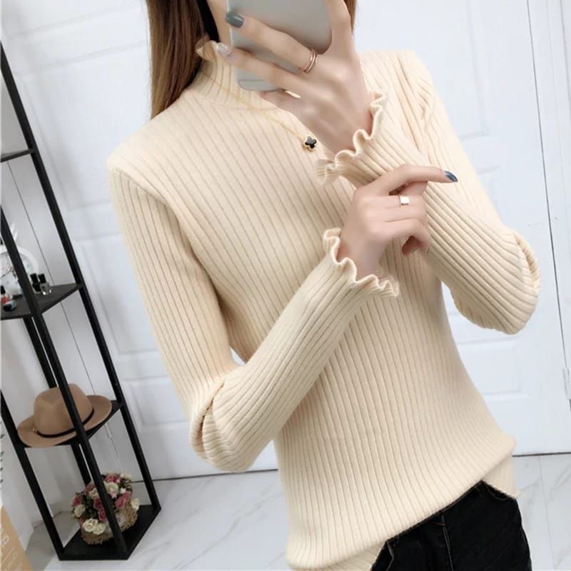 DAISY CURLY SWEATER / TURTLENECK KRIWIL / SWEATER KRIWIL