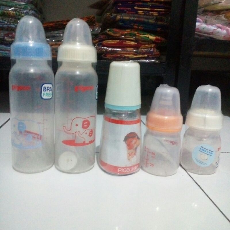 pigeon botol susu bayi 60 ml newborn lengkap nipple dodo