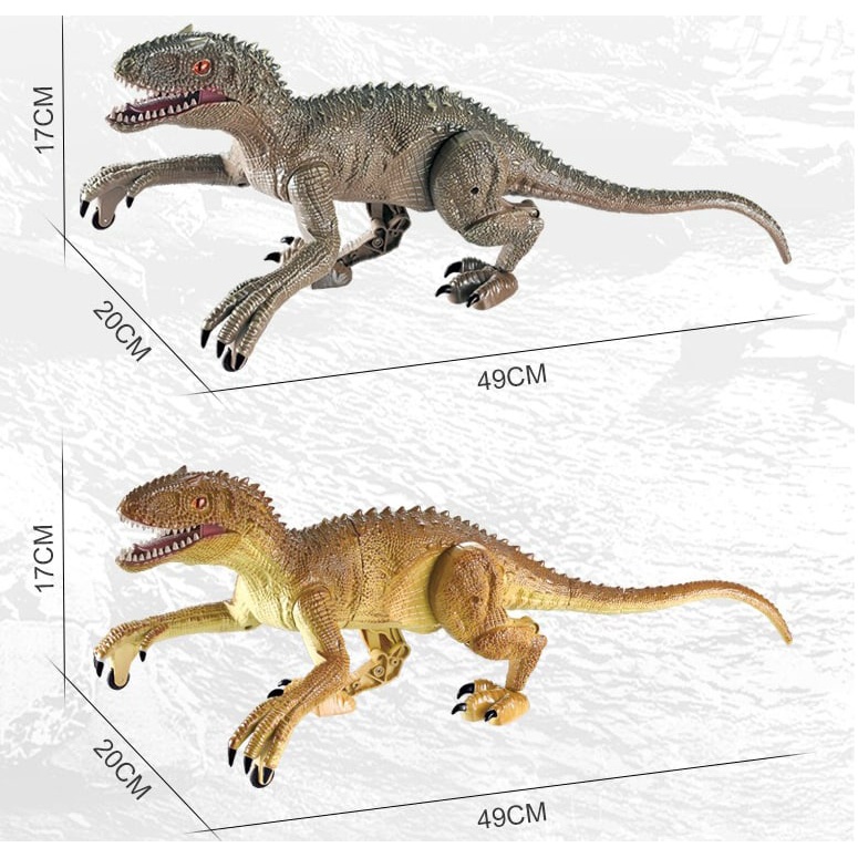 RC Dinosaur Raptor Brutal - mainan remote control dino