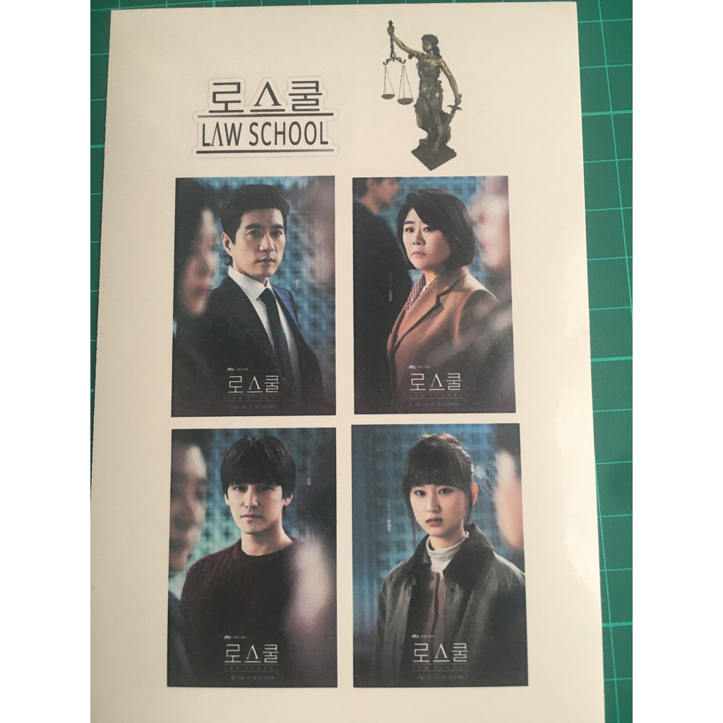 Sticker Law School Kdrama Stiker Drakor Kim Bum Aesthetic Murah