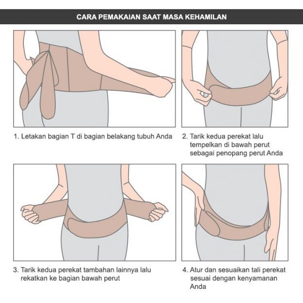 Mooimom Maternity Belt Sabuk Penyangga Perut Ibu Hamil