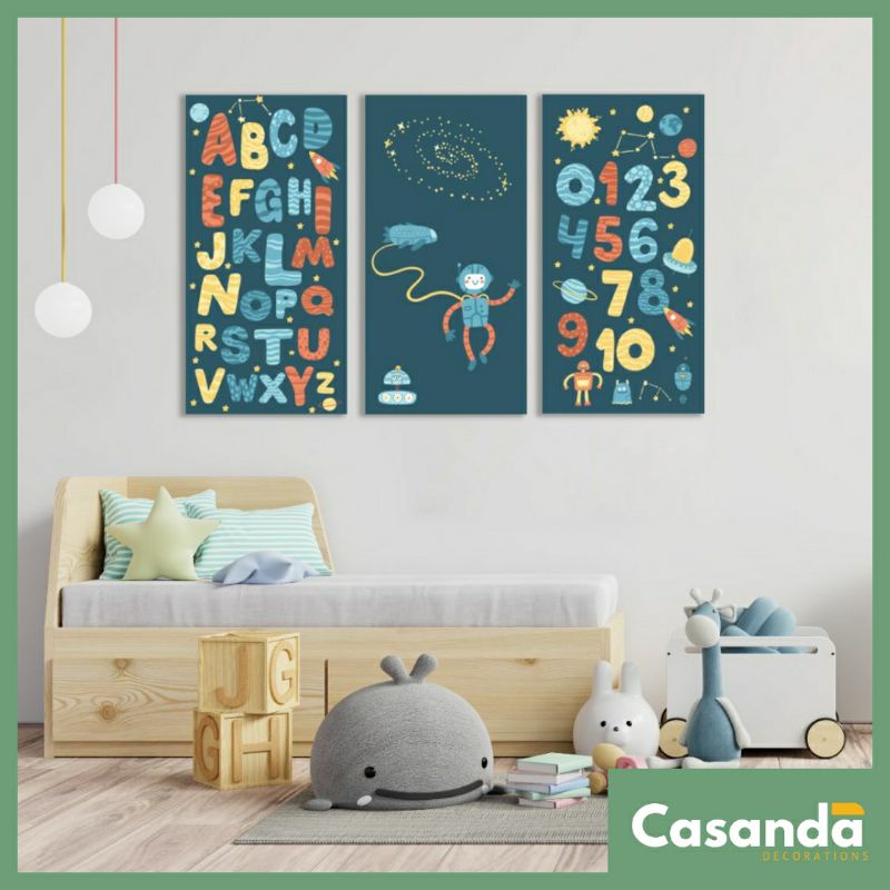 Hiasan Dinding Kamar Tidur Dekorasi Kamar Anak Alfabet Alphabet Dekorasi Rumah Walpaper Dinding