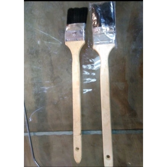 KUAS 3 INCH KUAS BENGKOK GAGANG KAYU PANJANG "