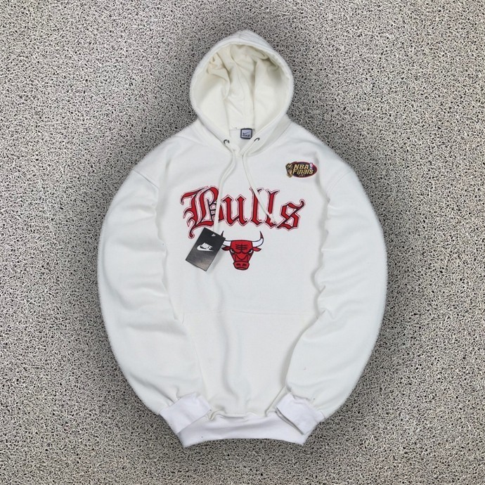 JAKET SWEATER HOODIE NIKE NBA CHICAGO BULLS WHITE GENUINE MURAH KEKINIAN