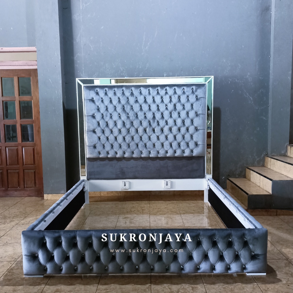 Dipan Divan Tempat Tidur Minimalis Kaca | sukronjaya