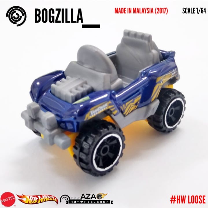 BEST SELLER | ((CARDED)) BOGZILLA Diecast Hot Wheels HW Loose Scale 1/64 Mobil Mainan Fantasy Truck Truk Malaysia 2017