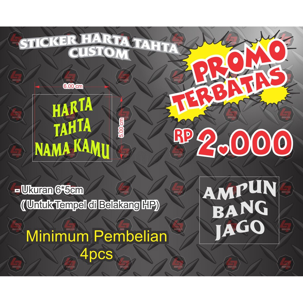 

STIKER WARNA HARTA TAHTA CUSTOM CUTTING STICKER