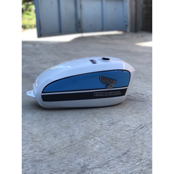 Tangki CB Gelatik Dilan putih biru muda Tangki CB murah Tangki CB 100
