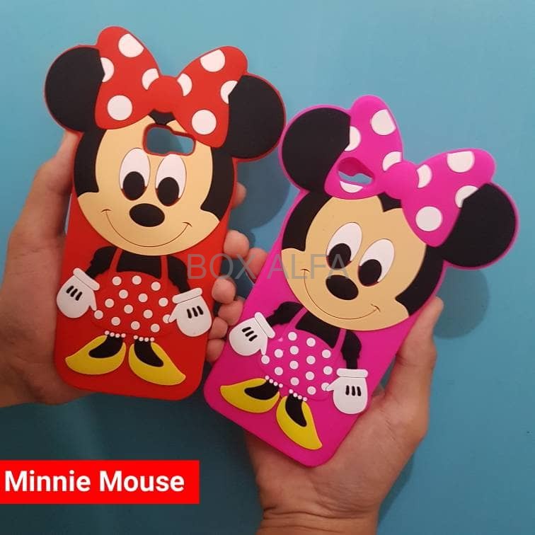 Case Oppo Neo 7 A1603 3D Silikon Mickey Minnie Mouse Softcase Cover