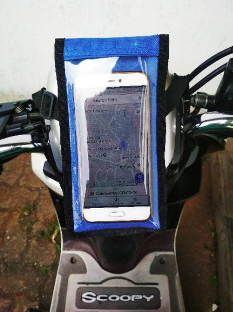 Holder hp untuk motor Holder ojek online holder motor