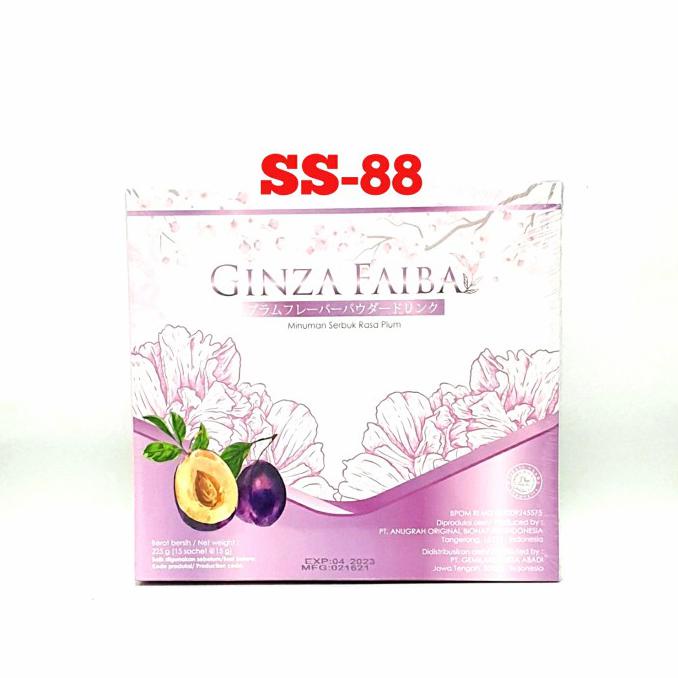

FREE ONGKIR MINUMAN SERBUK GINZA FAIBA ~ ISI 15 SACHET !!!