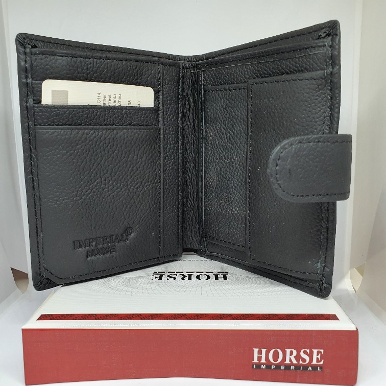 DOMPET PRIA IMPERIAL HORSE DIRI + KANCING / Dompet horse / Dompet kulit original / dompet import murah / dompet import / dompet cowok / dompet imperial horse / dompet standard diri kancing magnit / dompet keren / dompet murah