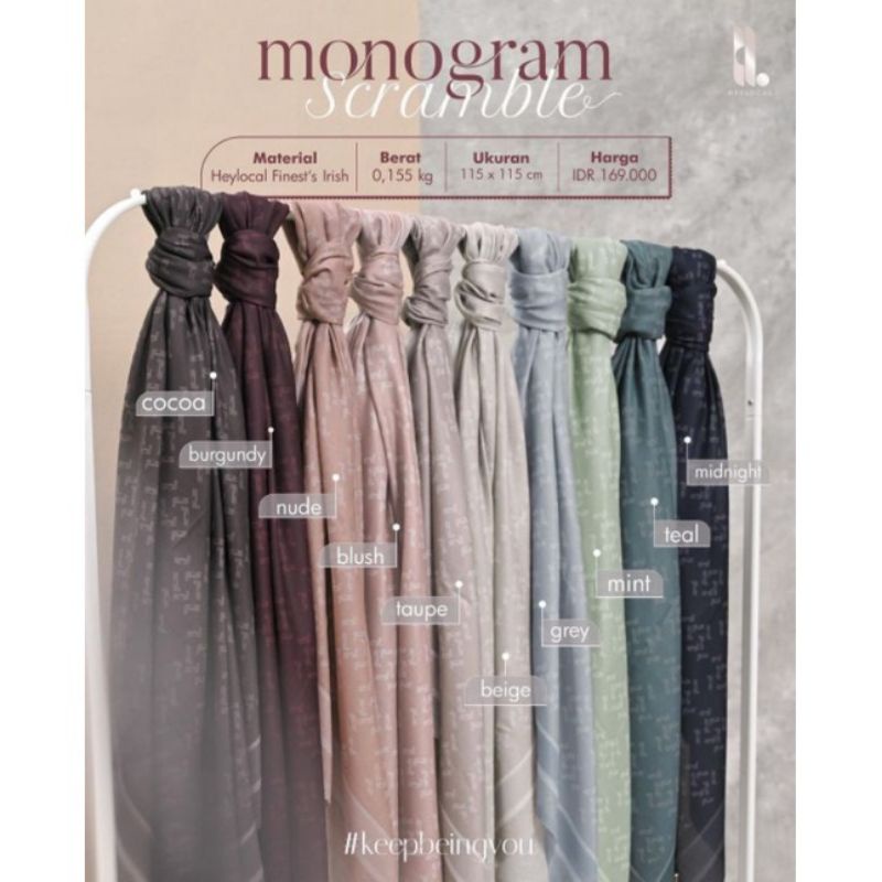 MONOGRAM SCARF HEYLOCAL