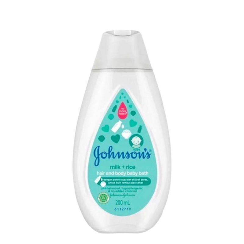 Johnsons Milk &amp; Rice 2in1 Baby Bath Botol / Sabun mandi bayi