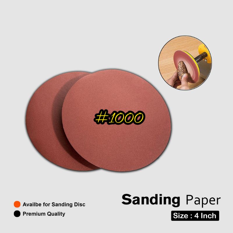 Amplas Bulat 4 Inch Grit 1000 Amplas Tempel Disc