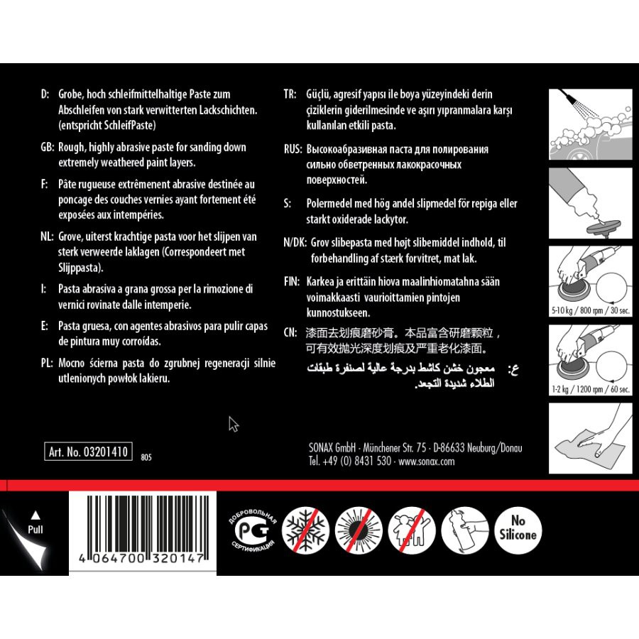 SONAX SP 06 02 100ml Repack Profiline Kompon Kasar Premium Harga MURAH