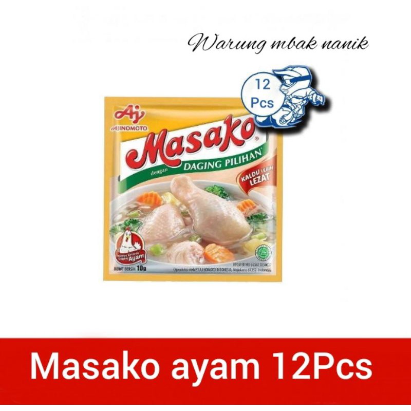 

Masako Ayam 1Lusin 12sachet 10G