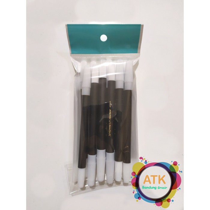 

Spidol Kecil Snowman Loos Marker Pencil Type HItam Biru Hijau Merah