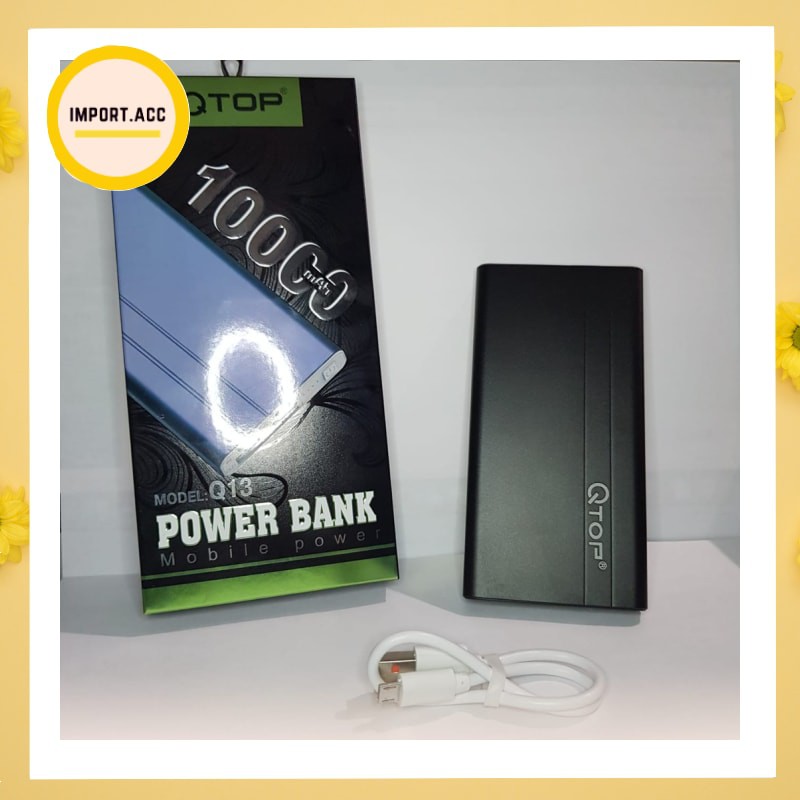 Powerbank QTOP Mobile Power 10000mAh Q13  ORIGINAL 100% [IMPORT]