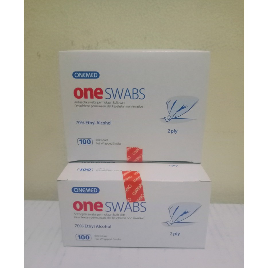 ONE SWABS KAPAS ALKOHOL ONEMED SWAB ONEMED ALKOHOL SWAB ONEMED