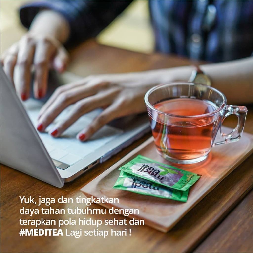 Paket HEMAT 3 Box Meditea Teh Kesehatan Original | Obat Kanker Diabetes Stroke Asam Urat Hipertensi