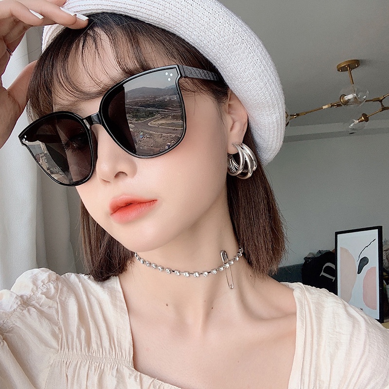 Kacamata Fashion Korea Wanita Pria Kekinian / Kacamata Blueray Anti UV Sunglasses Trendy / TS-93