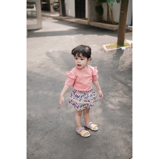 FLOWER SERIES Bloomers Set By Kids Embassy / Setelan Anak 0-3thn