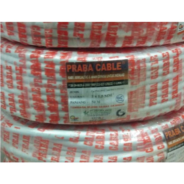 Kabel Praba NYM 2 x 1,5 mm roll 50m