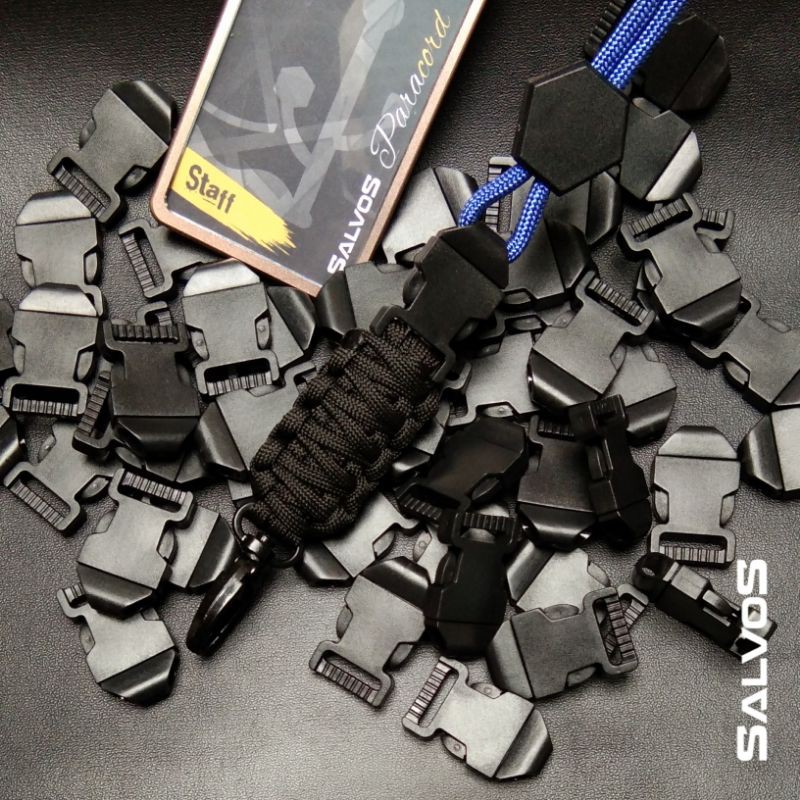 

Buckle aksesoris gantungan lanyard tactical blackhowak stopper hexagon 5mm