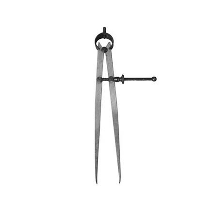 Wipro - Jangka Bubut Stelan / Spring Caliper Divider Lurus (4" - 12")