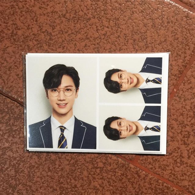 TEN WAYV NCT SUPER M ID CARD PHOTOCARD FROM BACK TO SCHOOL KIT