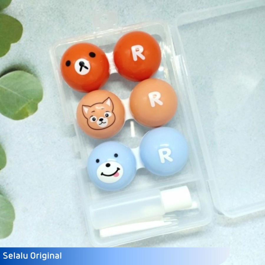 Tempat Kotak Case Softlens Cartoon