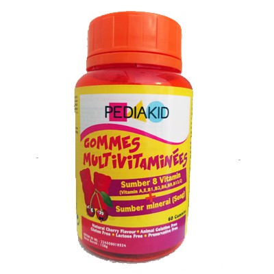 Pediakid Gommes MultiVitaminees 60 Gummies