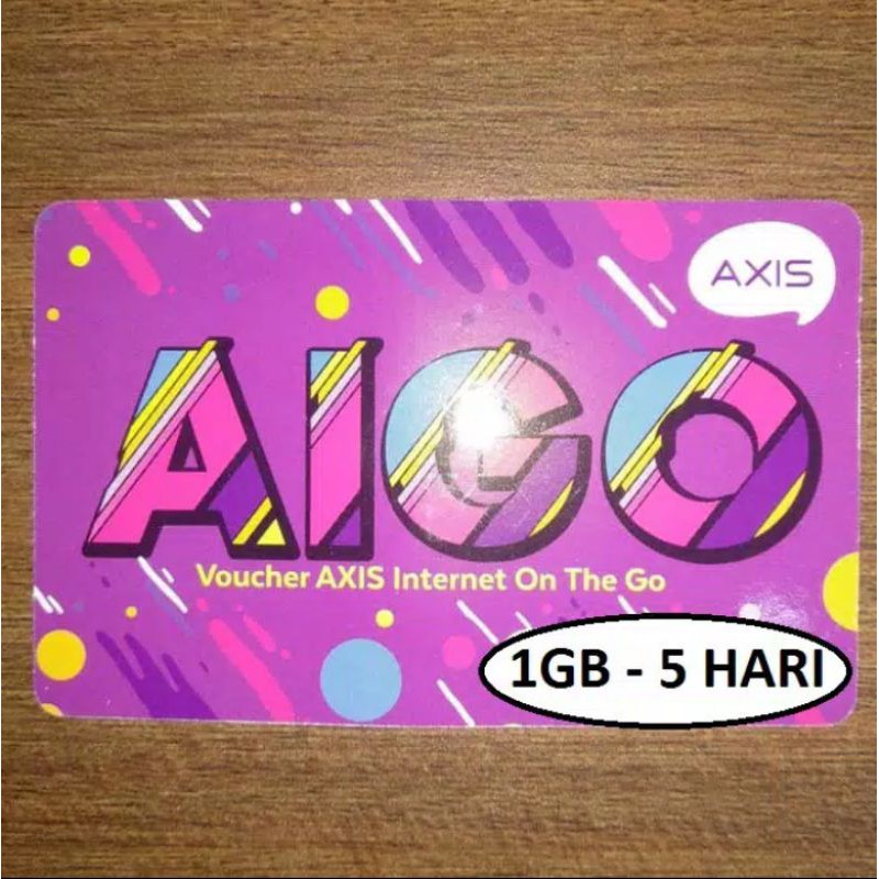Voucher Axis Aigo 1GB - 5 hari Obral Murah