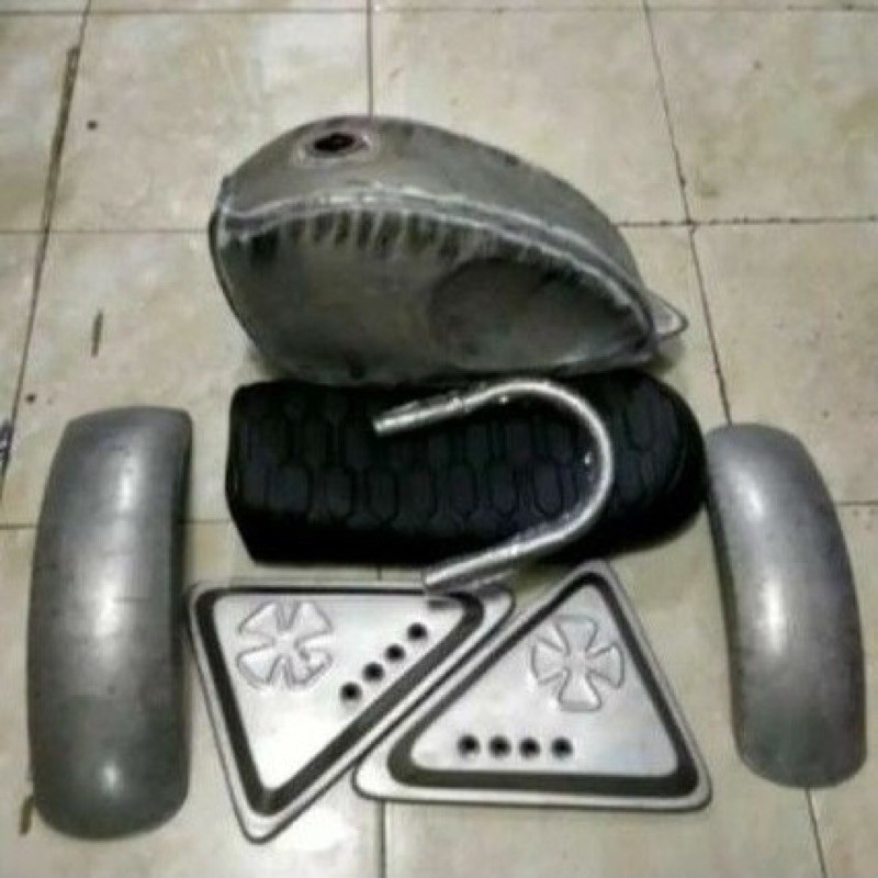 paket bahan bodi JAPSTYLE Honda CB GL TIGER MEGAPRO thunder byson ninja scorpio
