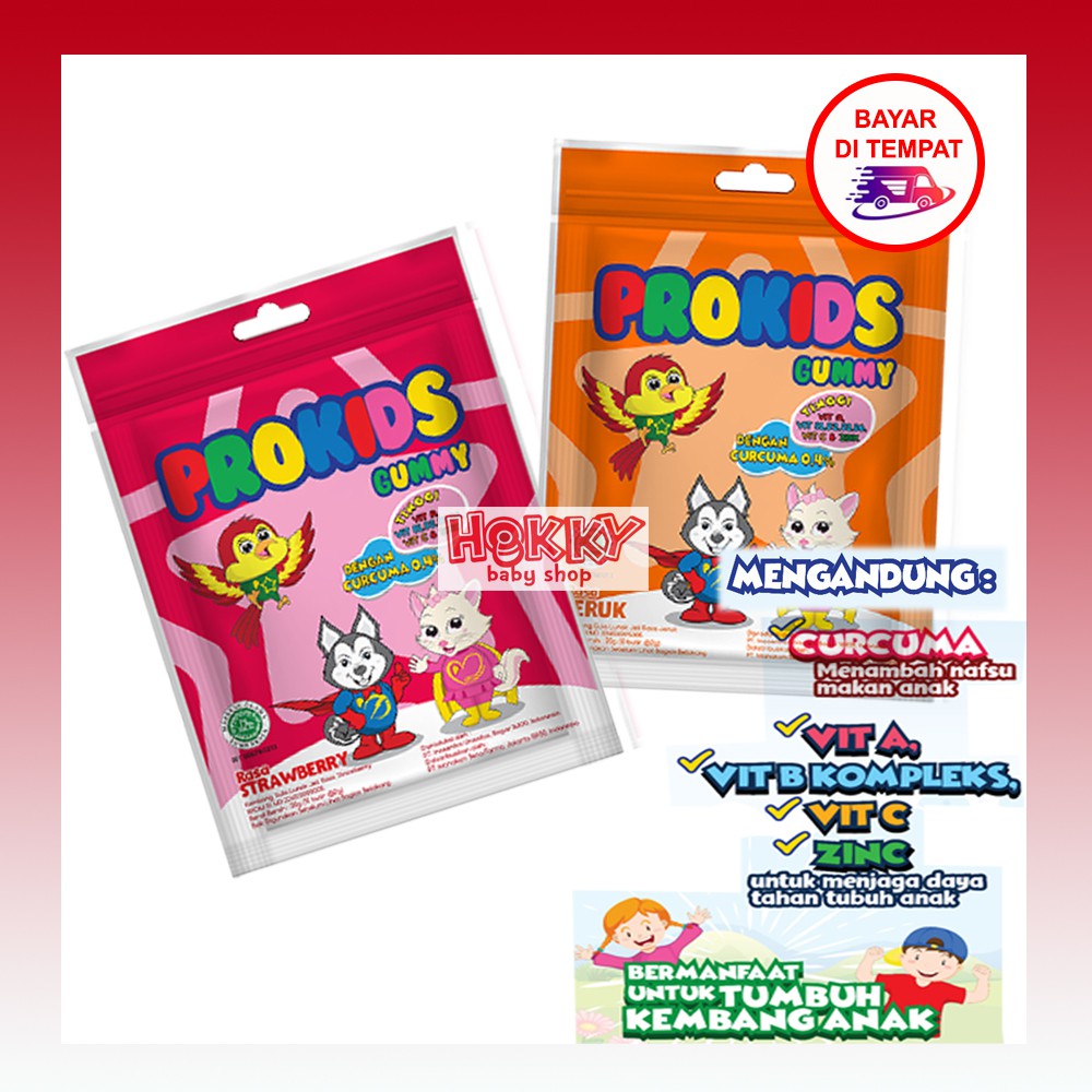 Prokids Gummy Jelly Vitamin Anak 1 sachet