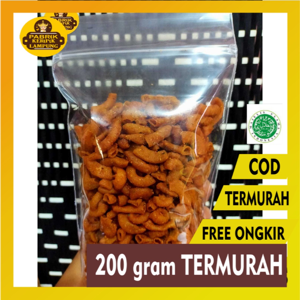 

[PROMO PABRIK] MAKARONI VIRAL 200GR pedas termurah enak pedas grosir diskon renyah