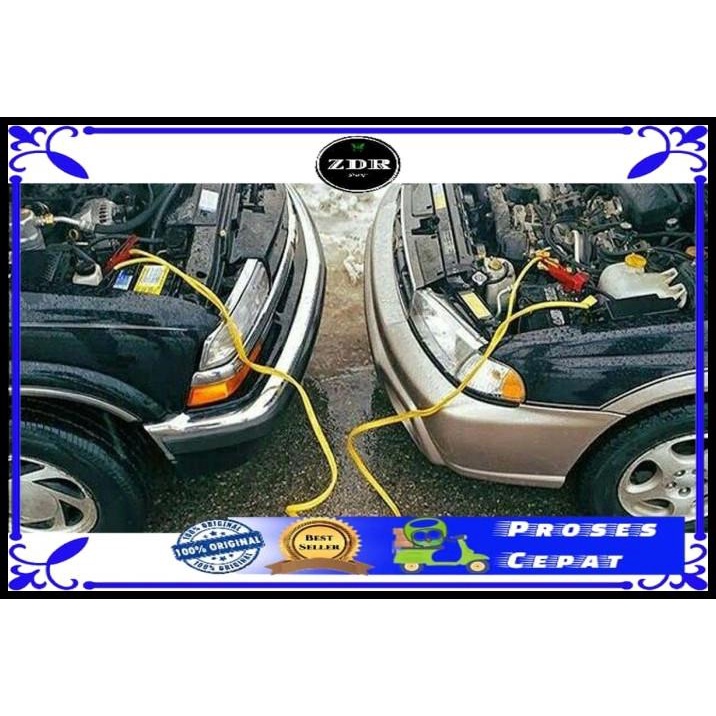 Kabel Jumper Aki Mobil 200 A Panjang 2.5M Merk Krisbow