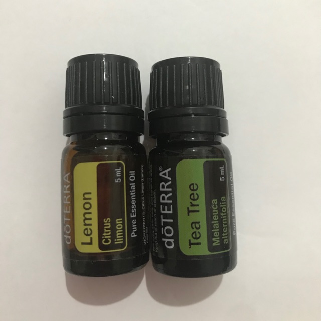PAKET ANTI JERAWAT DOTERRA LEMON 5ml + TEA TREE 5ml lebih bagus dari young living