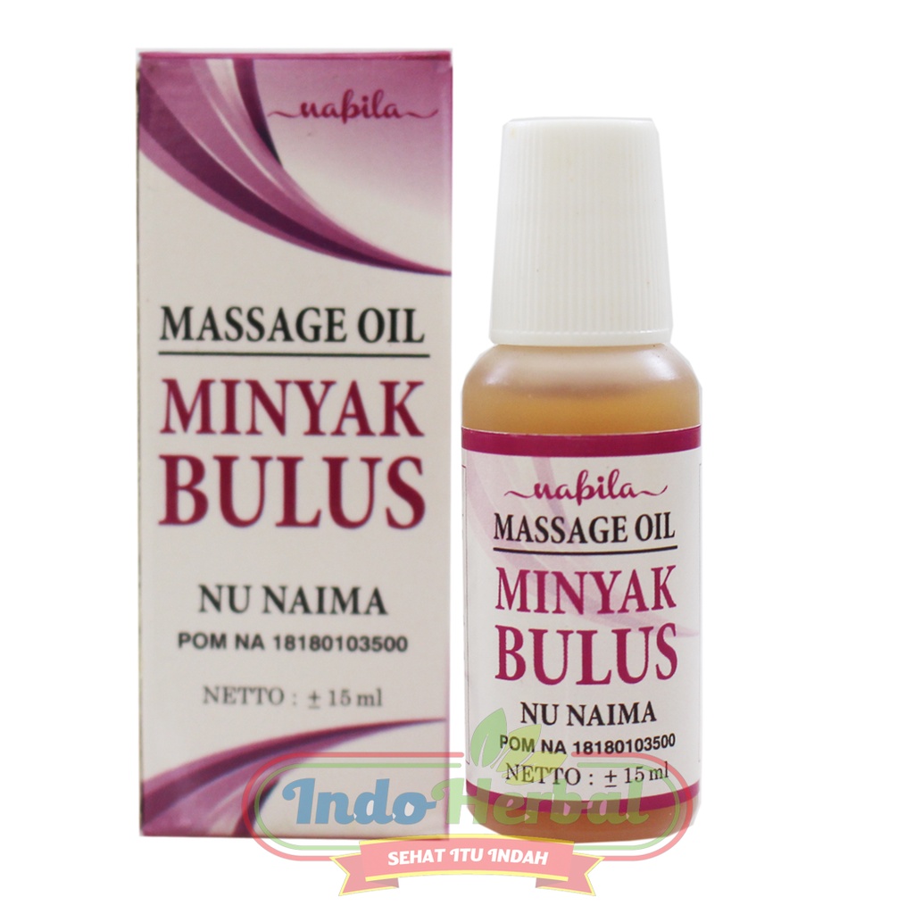 Message oil Nabila | Minyak Bulus Nabila 15 ml