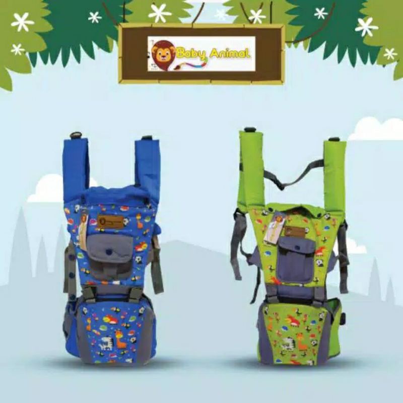 Gendongan Hipseat Baby Animal | Gendongan Bayi Depan Baby Animal BAG 1101