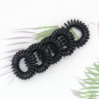 IKAT RAMBUT SPIRAL HITAM MINI/ KUNCIR RAMBUT SPIRAL MINI PER PCS