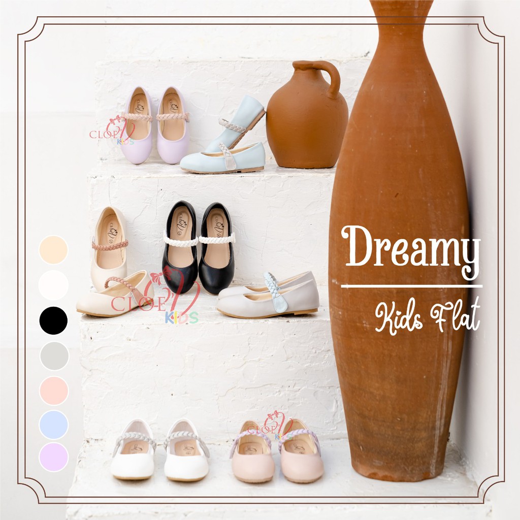 CLOEVKIDS - Dreamy Size 22-35 Sepatu Flatshoes Ballet Anak Perempuan