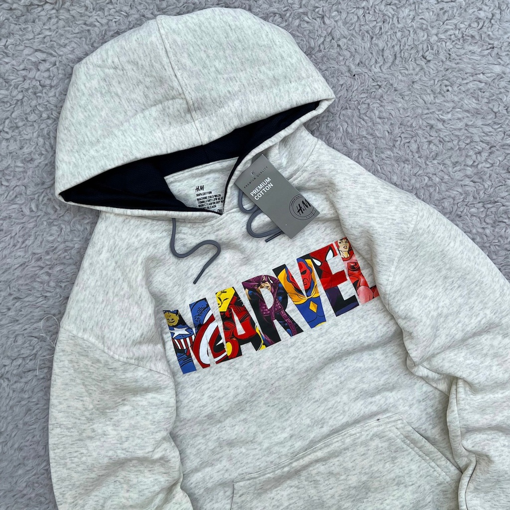 Sweater Hoodie Marvel H&amp;M Premium Full Tag | Hoodie Kasual